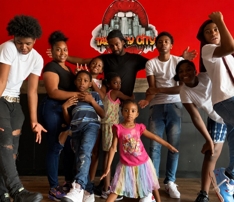 Taste My City family inside the West Phoenix restaurant